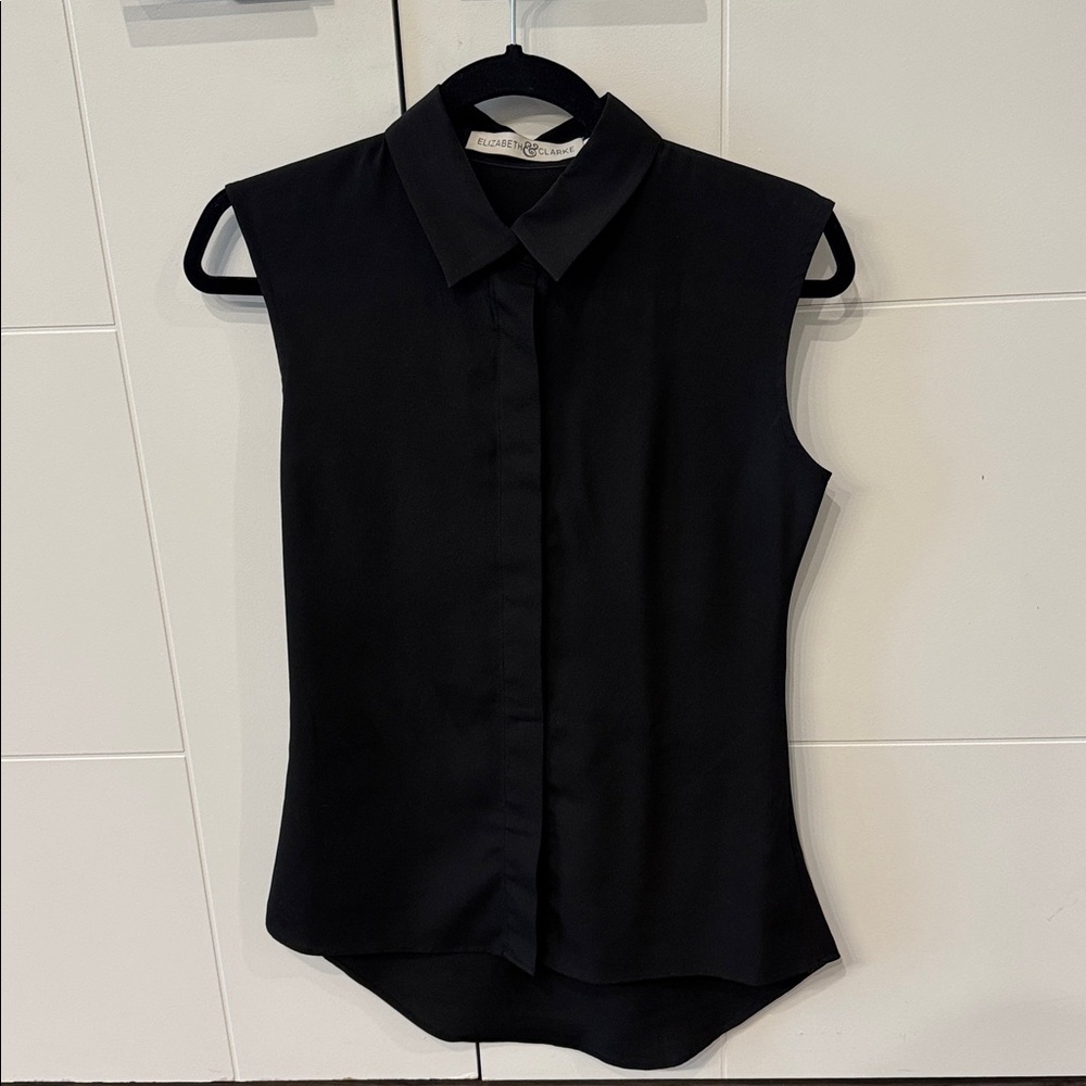 Elizabeth and Clarke The Arden Black Blouse